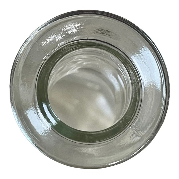 Vintage MCM Clear Glass Liquor Alcohol Decanter Bottle with Cork Topper - Picture 5 of 6